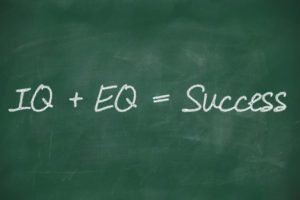 formula for success iq eq success concept
